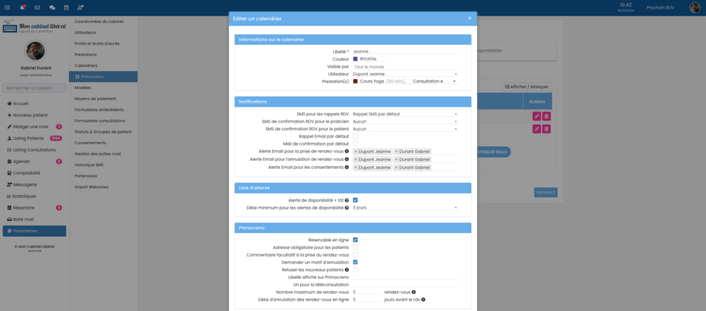 Configuration-prise-rendez-vous-en-ligne-calendriers