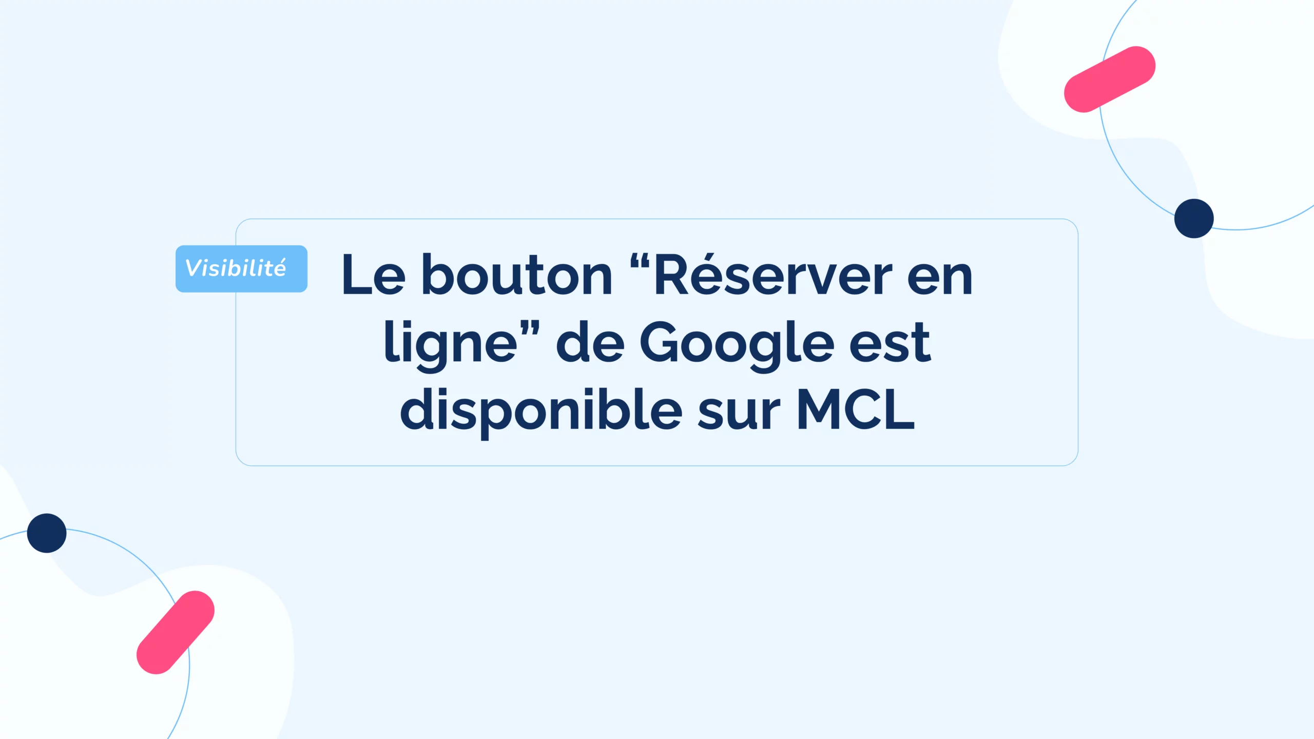 bouton google reserver en ligne